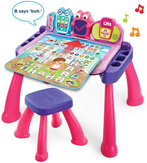 Vtech Touch And Learn Activity Desk Deluxe Pink Kids Toy