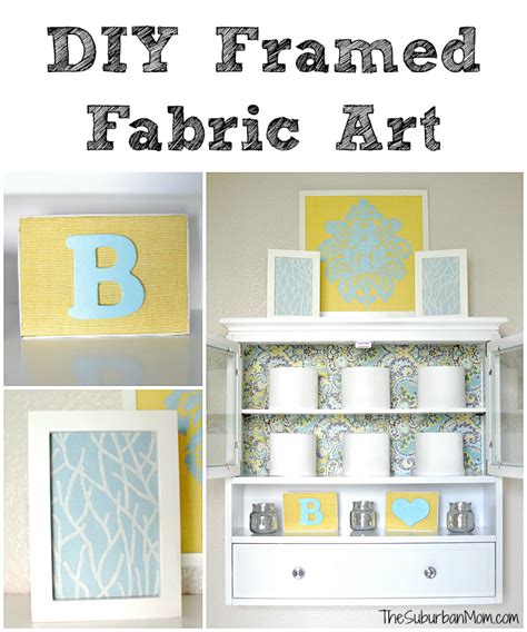 Diy Framed Fabric Art Project