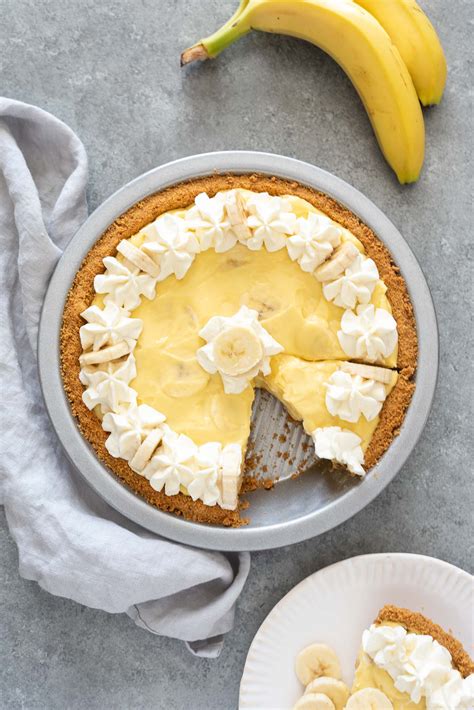 banana cream pie with graham cracker crust flavor the moments