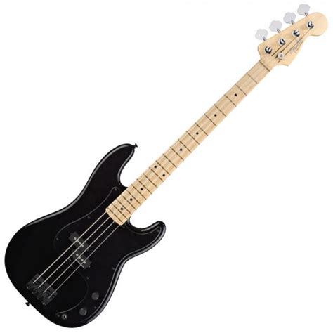 Fender Precision Bass Roger Waters Mex Mn Black Basse électrique Solid Body Noir