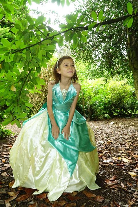 Diy costumes for ariel, belle, anna, & cinderella! Princess and the frog Tiana costume | Tiana costume, Dresses, Costumes