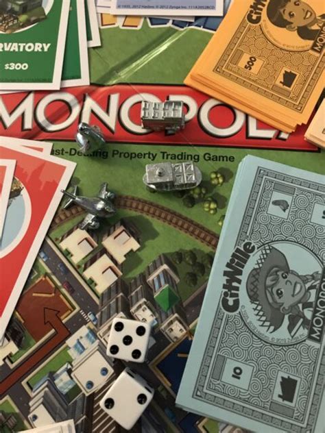 Pre Owned 2012 Cityville Monopoly Game By Zynga Inc And Hasbro Gaming