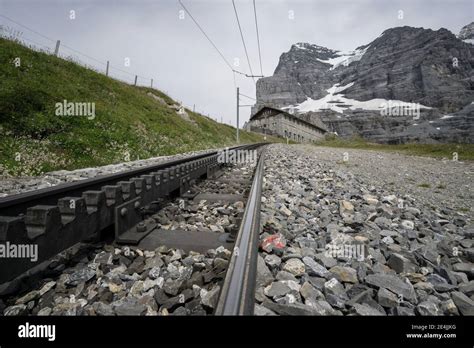 Jungfrau Railway Train Eigergletscher Hi Res Stock Photography And