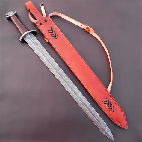 Damascus Viking Sword Vk9007 Vky Knives Touch Of Modern