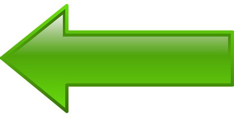 Arrow Left Green · Free Vector Graphic On Pixabay
