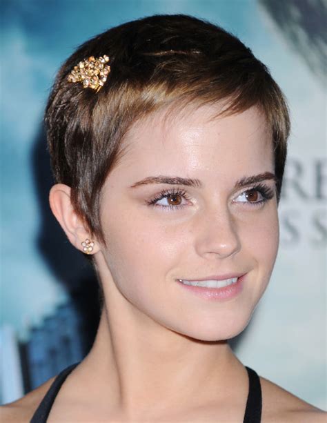 Emma Watson Pixie Cut Hair Clip Daily Vanity