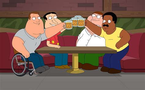 Food Cafe Glenn Quagmire 4k Men Males Beer Togetherness Sitting Lifestyles Cleveland
