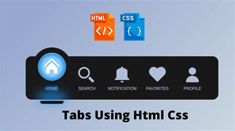 Create Animated Tabs Using Html Css Tabs In Html Css