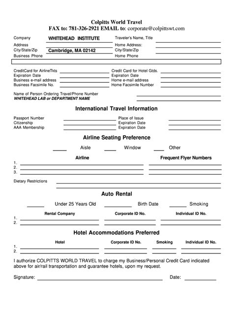 Tourism recommendation systems play a vital role in providing useful travel information to tourists. Travel Profile Template - Fill Out and Sign Printable PDF Template | signNow