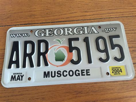 Georgia License Plates Georgia Gum Novelty Food Decor Car License