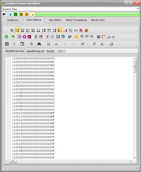 Intel Hex Data Output Bitmap2lcd Software Tool Blog About Glcd