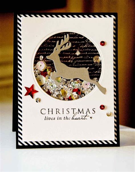 I have curated some best simple and easy christmas card. 12 + Unique Cute Diy Christmas Card Ideas | Christmas cards handmade, Cards handmade, Shaker cards
