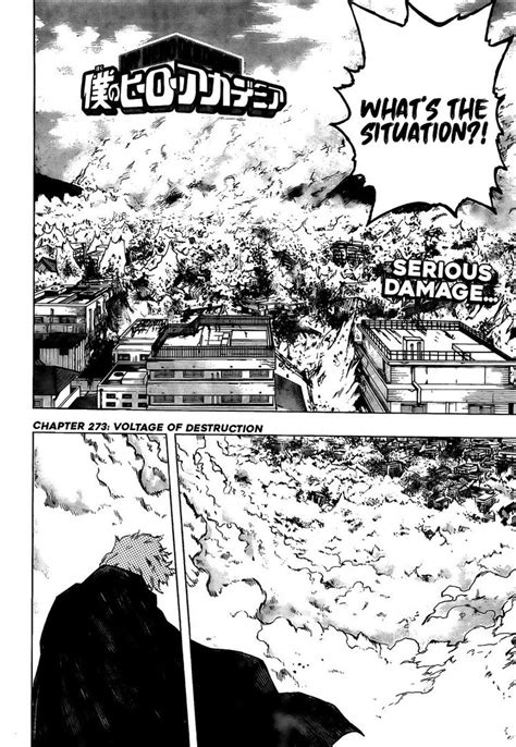 Read Manga My Hero Academia Chapter 273 Voltage Of Destruction
