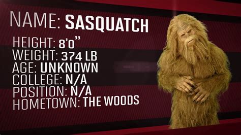 Sasquatch Has Seriously Wild Football Skills Sports Illustrated