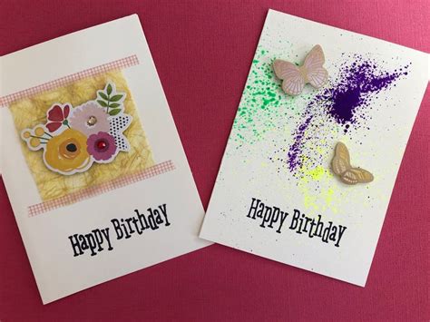 Hand Made Birthday Cards Pack Of 10 Mixed Cards Birthday Cards Happy