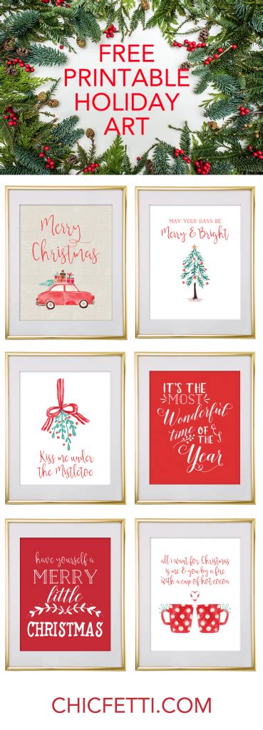 Live worksheets > english > english as a second language (esl) > christmas. Free Christmas Printables to Frame as Decoration ...