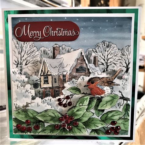 190 Craftsuprint 6x6 Christmas Card Christmas Cards 2018