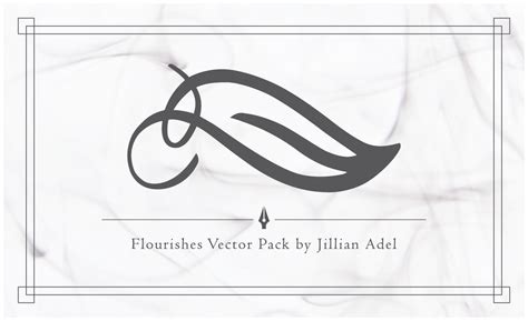 Flourishes Vector Pack 4 By Go Media