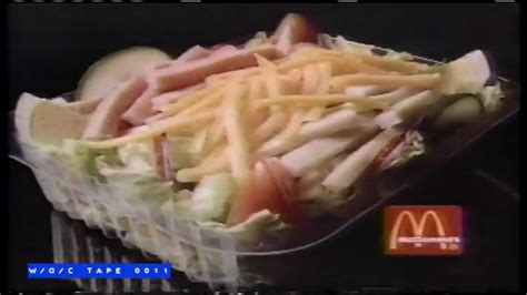Mcdonald S Kraft Salad Dressing Commercial 1988 Youtube