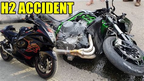 Hayabusa And Honda Black Bird And Kawasaki Naked Bike Big Accident Omg