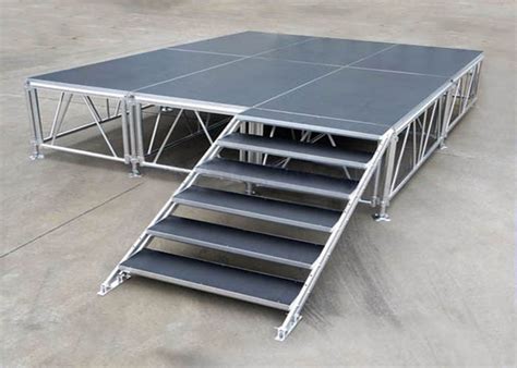 Portable Outdoor Performance Stage Aluminum Stage Modular Stage With Adjustable Support Ferult