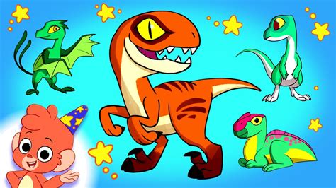 Club Baboo Learn Dinosaur Names For Kids Dinosaur Puzzle Videos