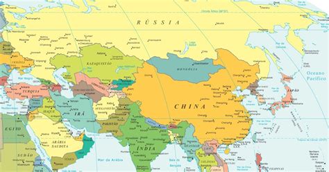 25 Hermoso Mapa Mundi Asia