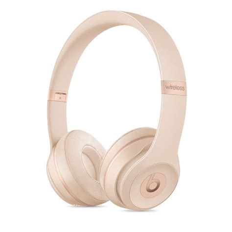 Beats Solo3 Wireless On Ear Headphones Satin Gold Special Edition