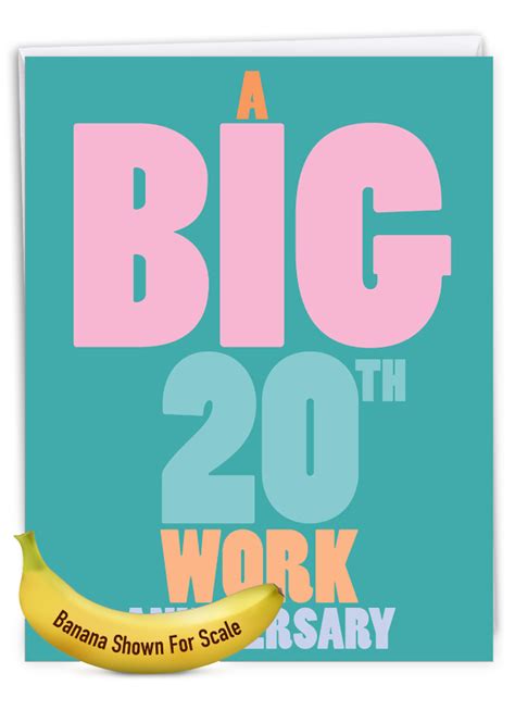 Anniversary funny card 20th erdding anniversary funny 20th anniversary funny sayings funny 20th anniversary cakes. 20 Years At Work: Hilarious Milestone Anniversary Large Greeting Card