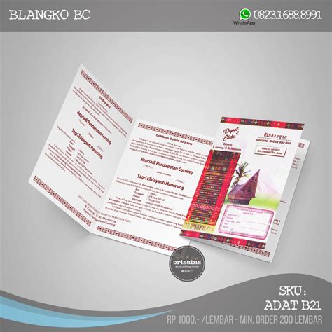 Hal yang membedakan karena keduanya memiliki struktur yang berbeda dan untuk keperluan. Undangan Batak Toba Pernikahan Nikah Blangko Murah - ADAT ...