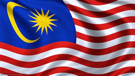 Download wallpaper Flag of Malaysia, Malaysian flag, Flag of Malaysia ...
