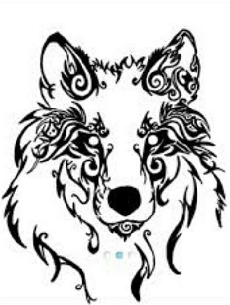 Idee Tattoo Tribal Wolf Tattoo Tribal Drawings Wolf Tattoo Design