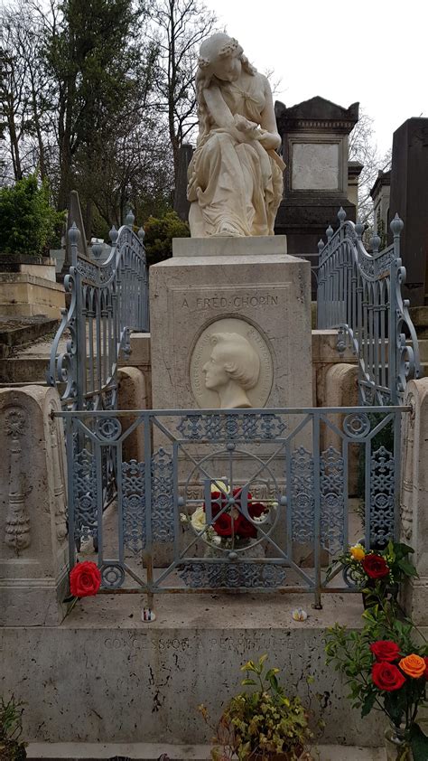 Chopins Grave In Père Lachaise Paris Rpiano