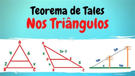 Utilizando O Teorema De Tales Nos Tri Ngulos Determine Qual A Altura