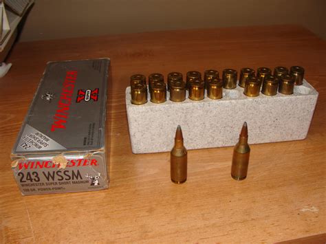 243 Winchester Super Short Magnum 100 Gr Power Point 243 Wssm