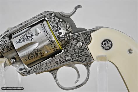 Ray Viramontez Engraved Ruger Bisley New Model Vaquero 45 Long Colt