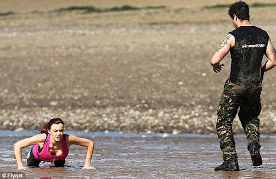 Famous And Celebrities Muddy Hell TOWIE S Maria Fowler Gets Down And Dirty At Boot Camp In Bid