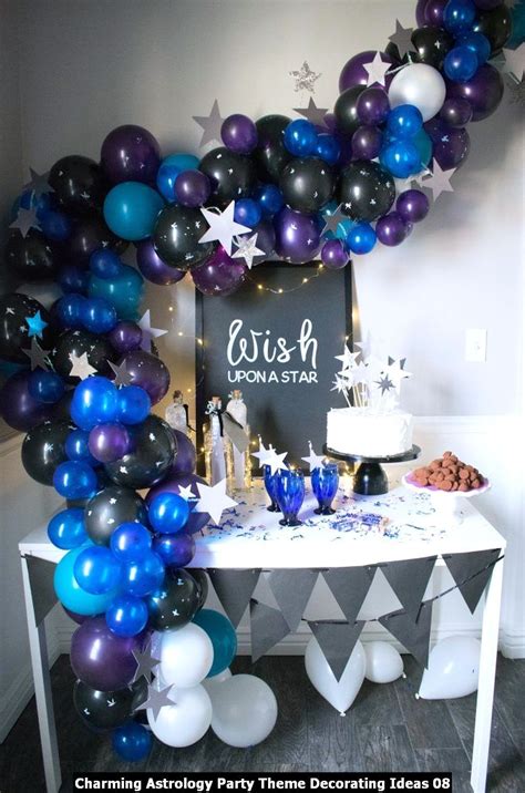 Charming Astrology Party Theme Decorating Ideas Sweetyhomee Space