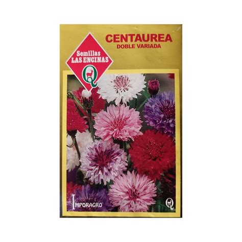 Semillas De Centaurea Doble Mix De Colores