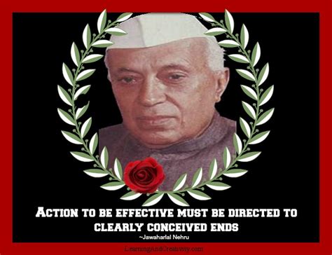 Quote On Action By Jawaharlal Nehru Learning And Creativity