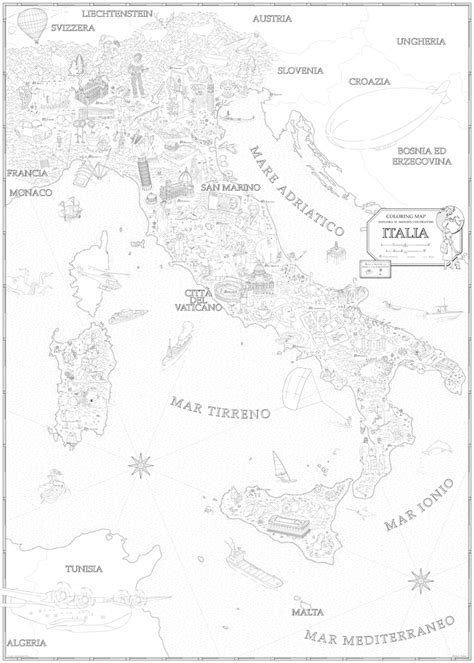 Coloring Maps Italia Di Andrea Angeli