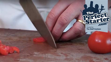 How To Cut Tomato Concasse Youtube