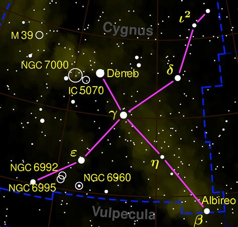 Deneb A Supergiant 200000 Times Brighter Than The Sun By Michele