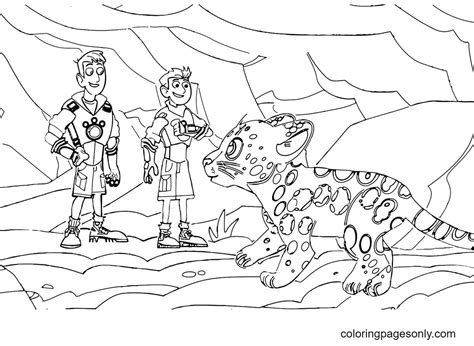 Wild Kratts Episodes Coloring Pages Wild Kratts Cat Coloring Book