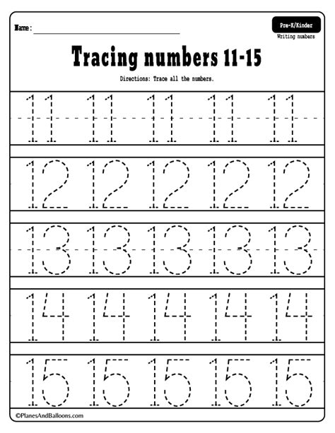 Free Printable Number Tracing Worksheets 1 50 Kidsworksheetfun