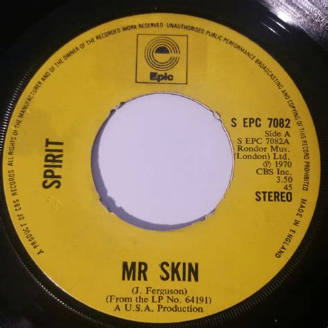Spirit Mr Skin 1971 Knockout Centre Vinyl Discogs