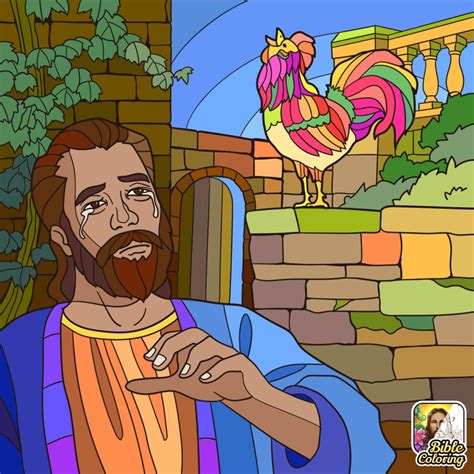 Pin By Stephanie Kidd On The Story Of God Jesus Coloring Pages Peter