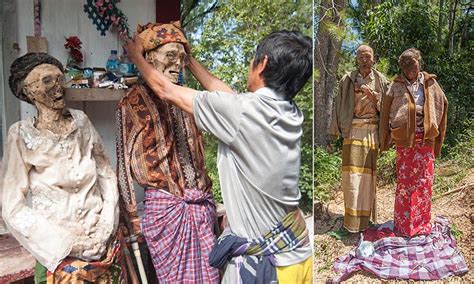 Indonesian Village Toraja Dig Up Dead Relatives And Give Them New