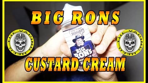 Min Juice Review Big Rons Custard Cream Youtube