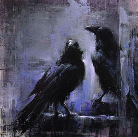 Salacious Salacioussir Bird Art Crow Painting Raven Art